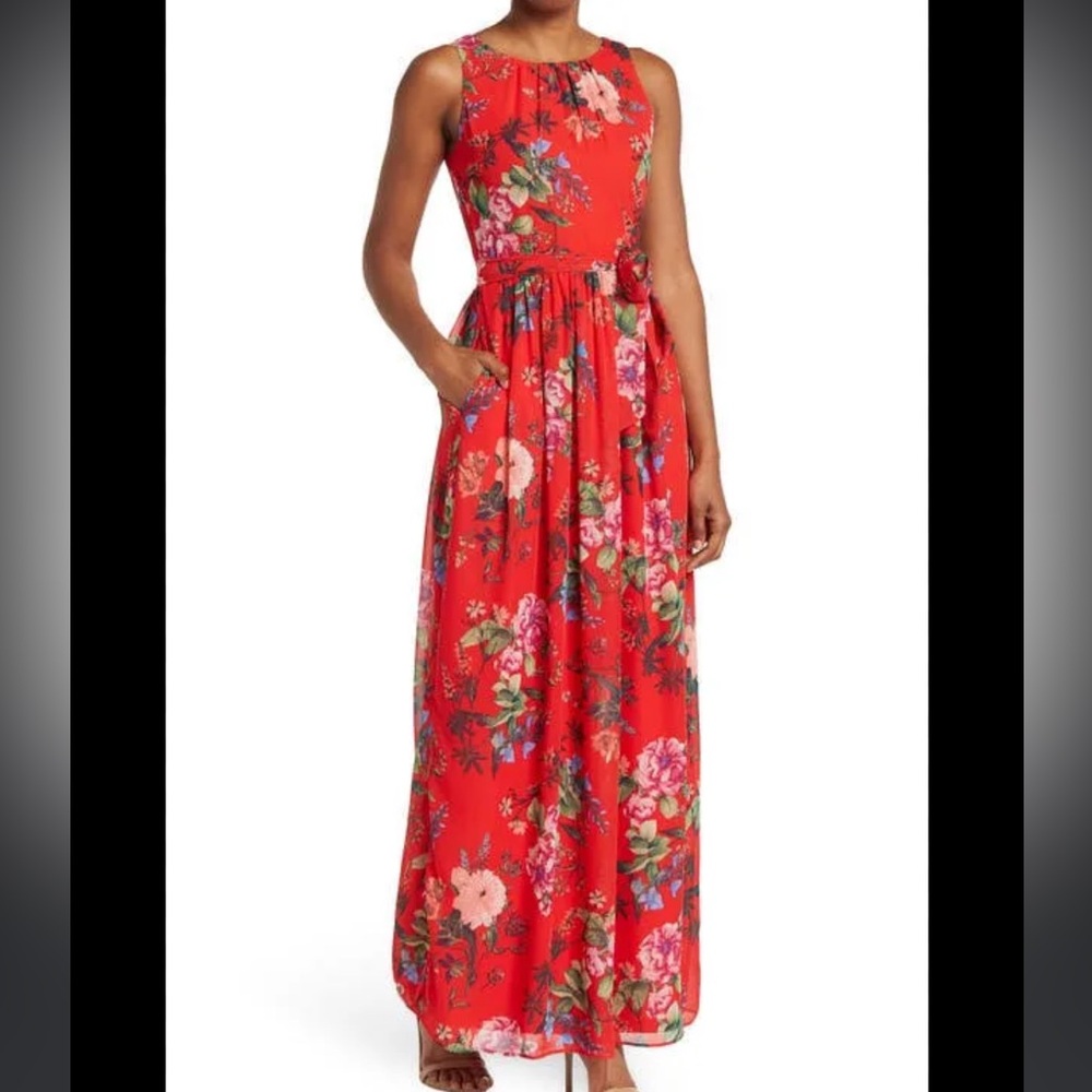 Eliza J. floral maxi dress